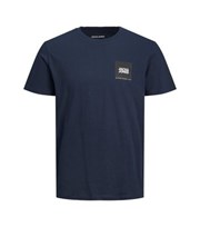 Jack & Jones Navy Logo Crew Neck T-Shirt